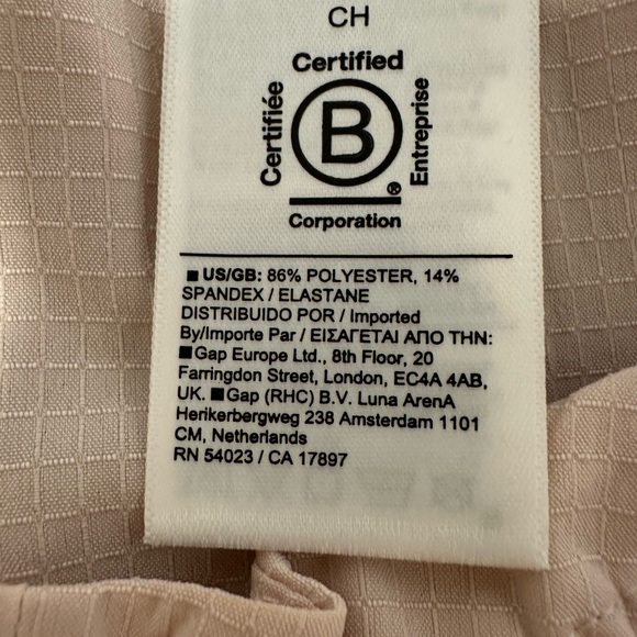 Never worn, rosewater tank from Athleta with a cinched waist - Picture 5 of 5